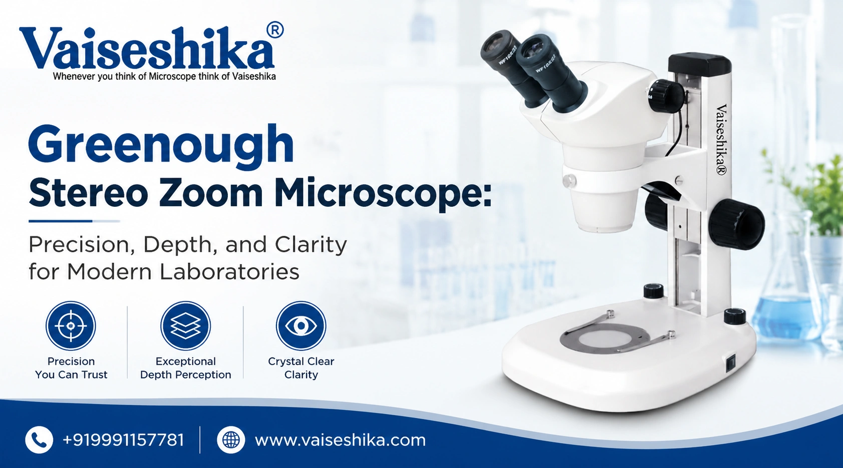 Greenough Stereo Zoom Microscope