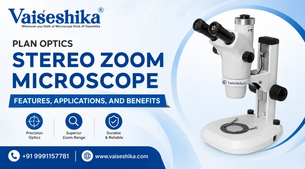 Plan Optics Stereo Zoom Microscope