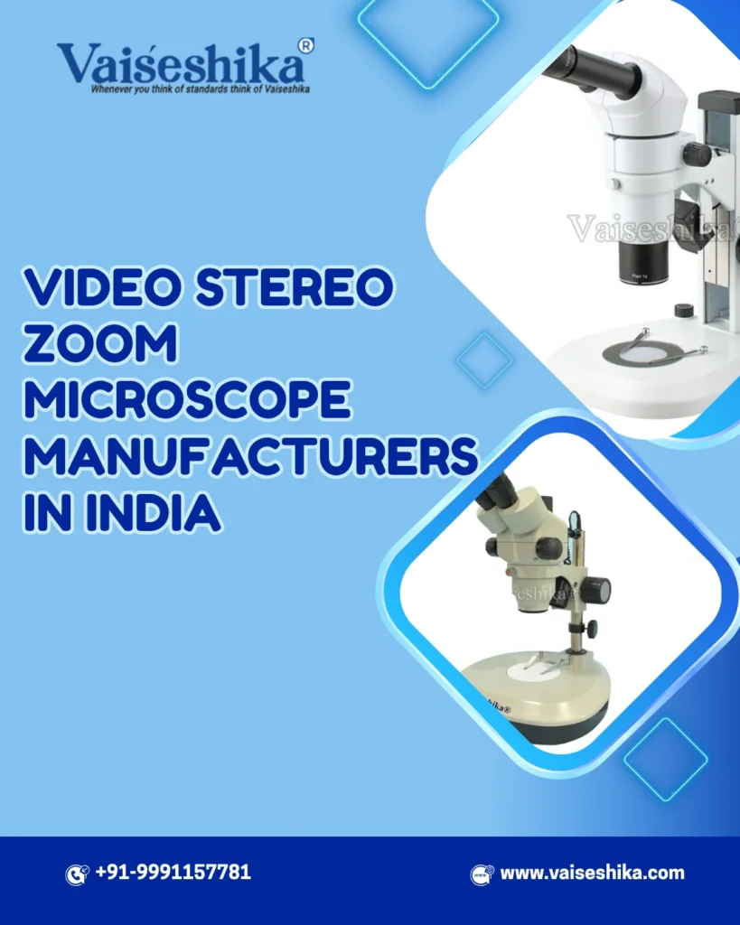 Video Stereo Zoom Microscope
