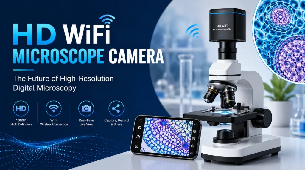 HD WiFi Microscope Camera
