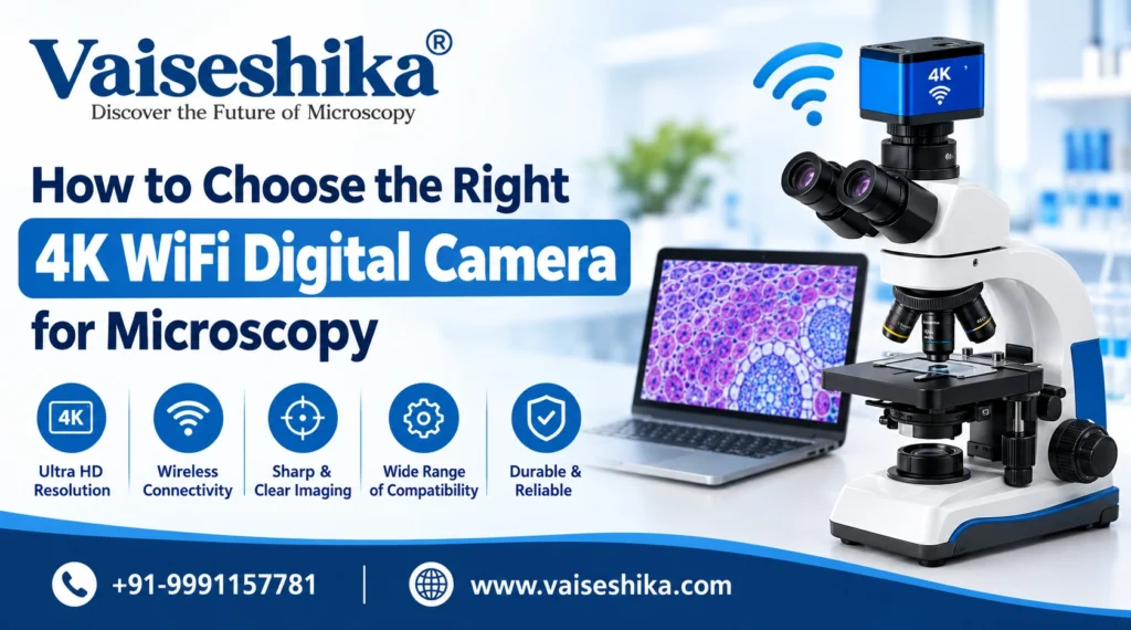 4K WiFi Digital Camera for Microscopy