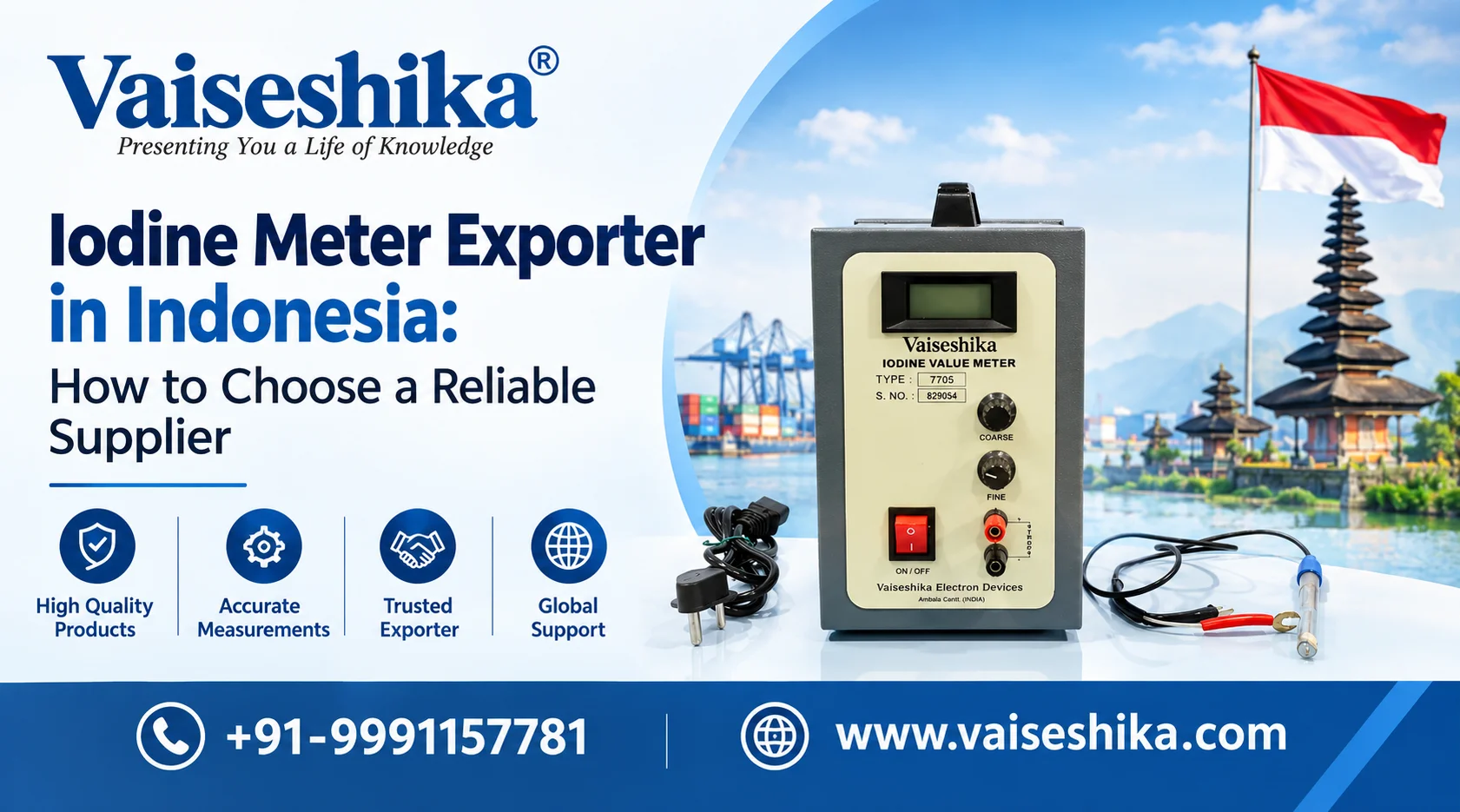 Iodine Meter Exporter in Indonesia